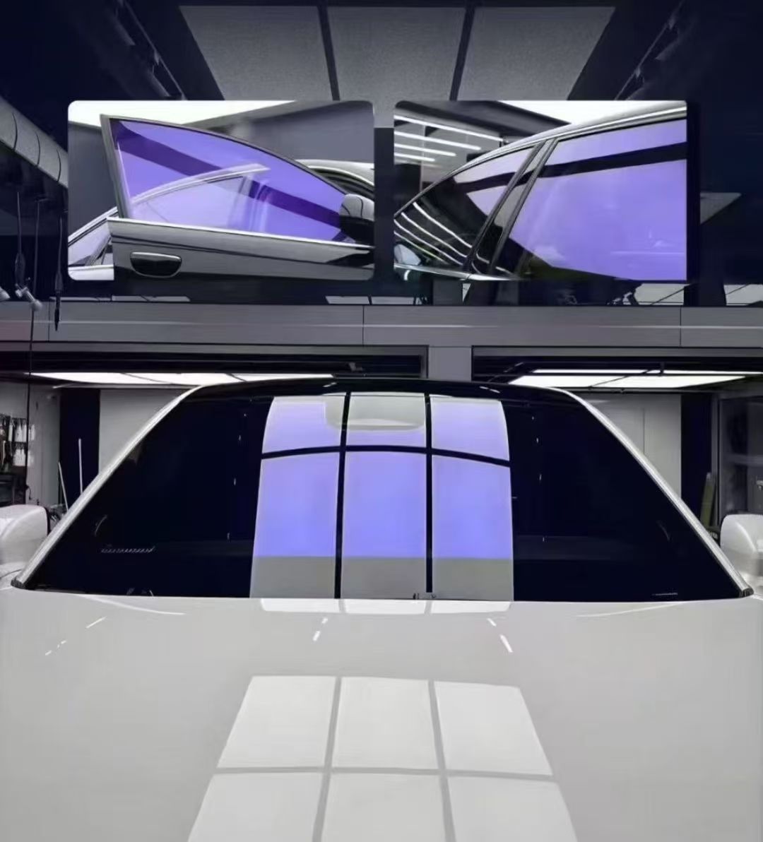 Colorful Chameleon Purple Series Car Solar Film Explosion-Proof Glass Film Sunscreen High Insulation Film Manufacturer Wholesale