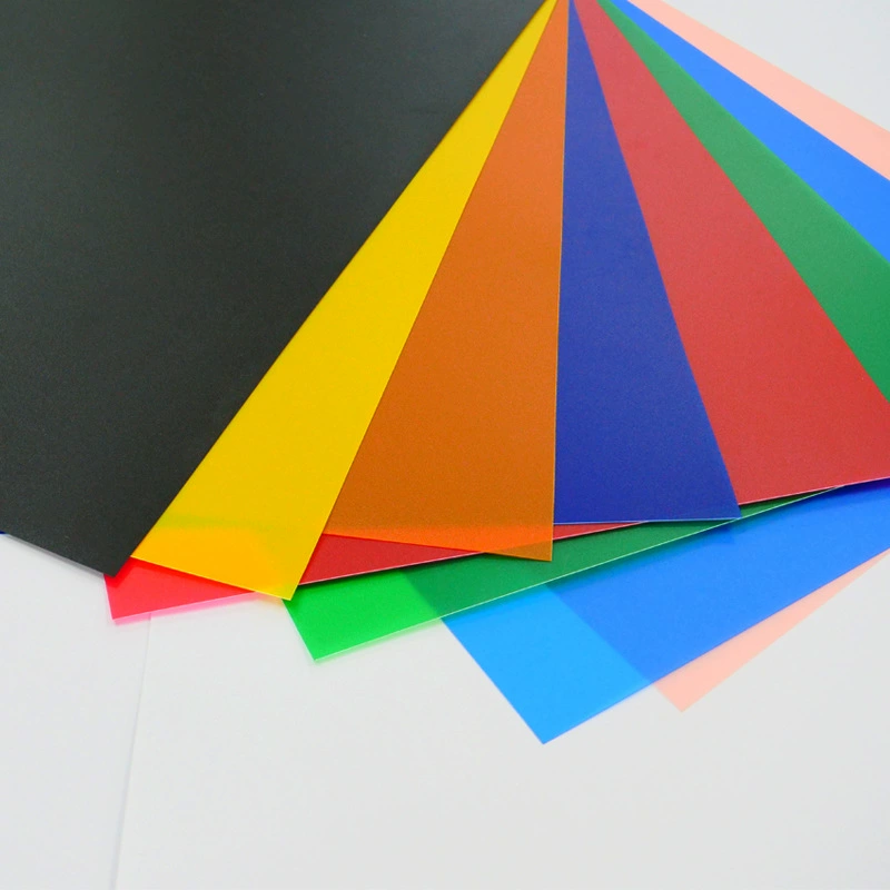 Матовый пластиковый лист PP прозрачный ПВХ лист PE цвет ПЭТ спиральный материал штемпелюя формировать высокий жесткий лист ПК