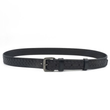 男士意大利牛皮手工编织腰带通勤商务高端大牌百搭皮带 一件代发