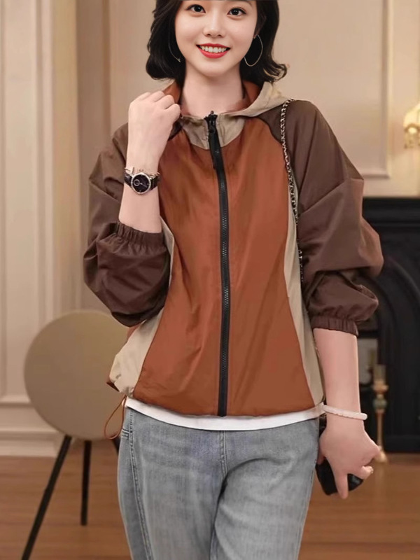 冲锋衣防晒衣女2025新款山系户外薄款修身防晒服夏季外套小个子|undefined