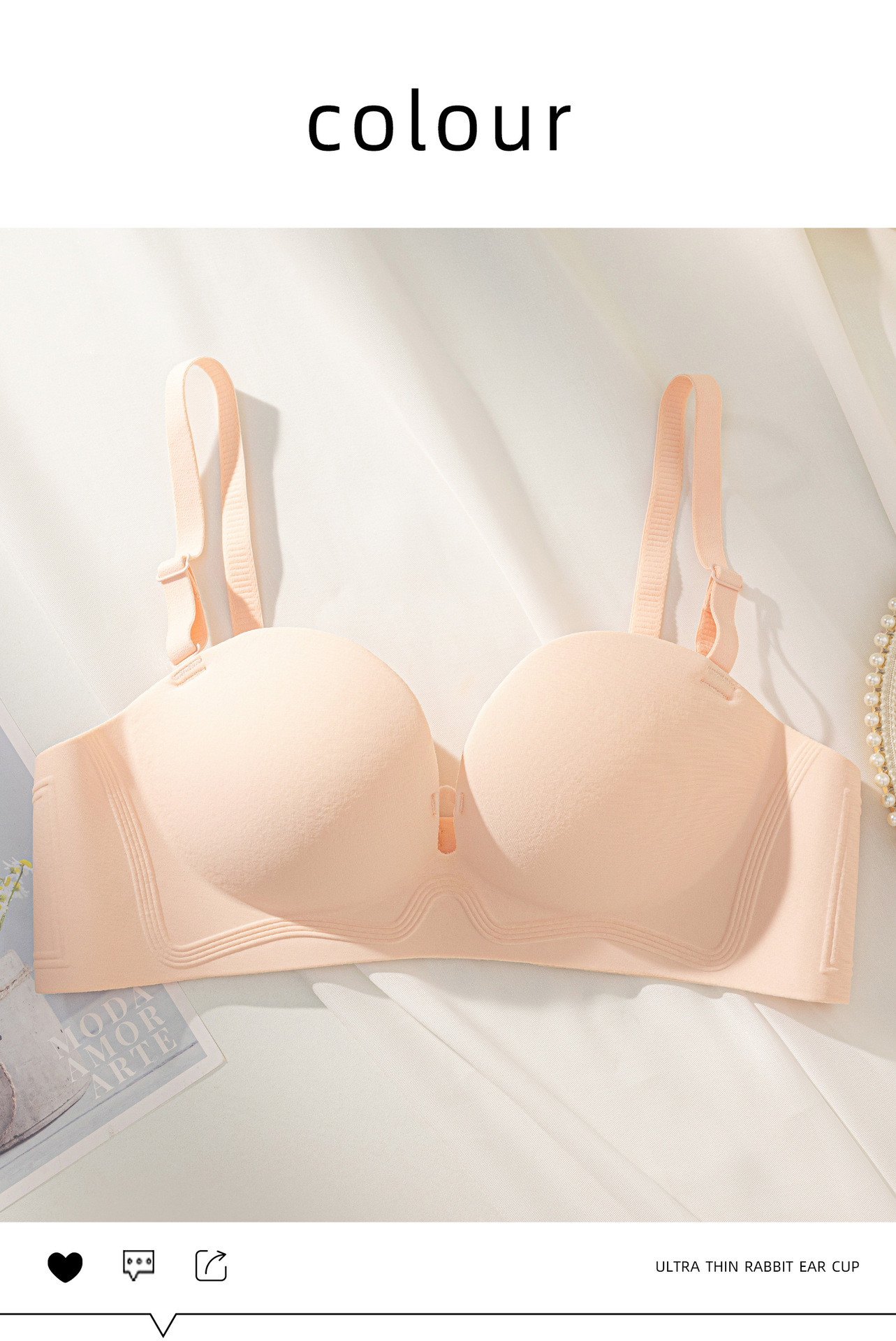 Venta directa de fábrica comercio electrónico transfronterizo Sudeste de Asia Vietnam Tailandia damas soporte superior simple sin costuras colección lateral sujetador