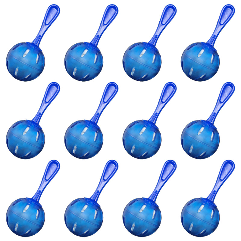 Aplicable humidificador Bola de limpieza Dispositivo de iones de plata reduce el olor del agua Escala de purificación de agua del acuario amarillo Filtro de eliminación de material