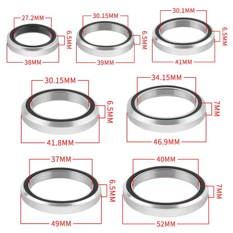 Muqzi bicicleta tazón conjunto peilin rodamiento 38/39/41/41.8/46.9/52mm tazón conjunto accesorios de reparación