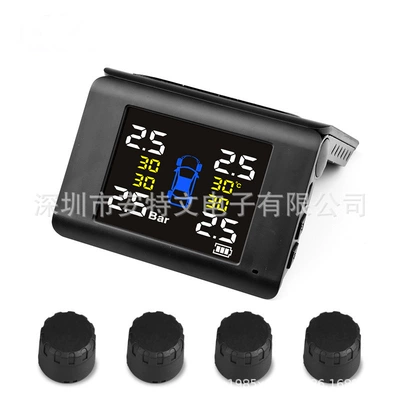 solar tire pressure detection — Tire pressure monitoring system