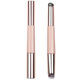 Explosive Double Head Silicone Lip Brush 2-in -1 Multifunctional Lipstick Concealer Brush with Cover Round Head Makeup Brush Beauty Makeup Tools