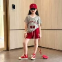 夏季短袖宽松女童针织衫