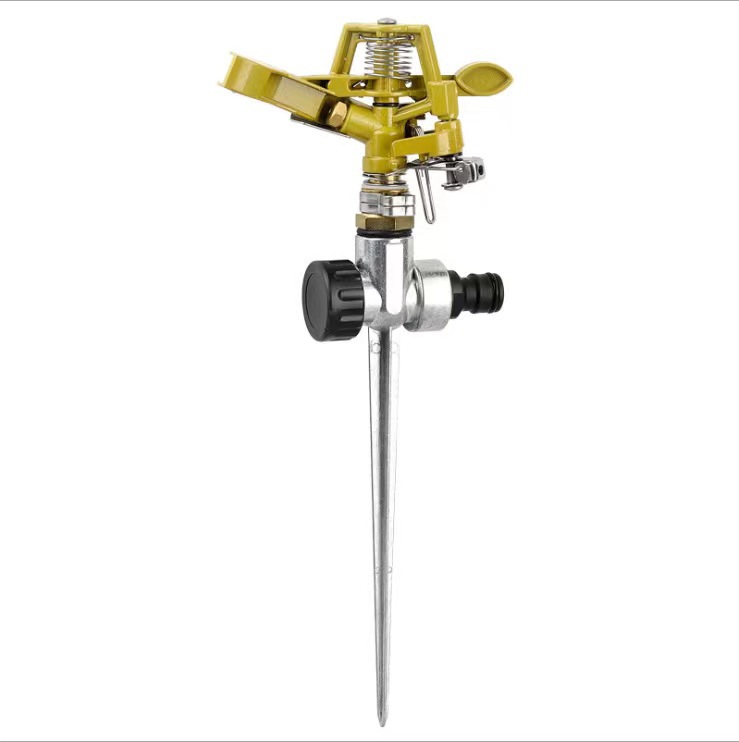 Auto-rotación jardín riego artefacto de aleación de césped rocker brazo pulverizador plantado jardín riego silvicultural fábrica de riego