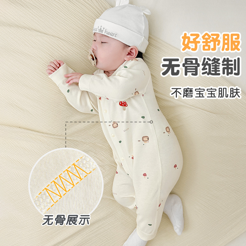 Primavera, otoño, invierno, ropa de recién nacidos, ropa de otoño de algodón para niños pequeños, ropa de base delgada para bebés