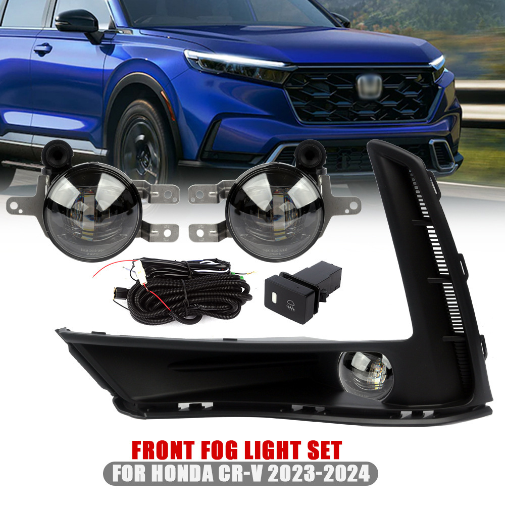Aplicable a Honda 2023 - 2024 CRV LED conjunto de lámpara de niebla estándar actualización nuevo CRV conjunto de lámpara de niebla