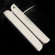 白色单二轨磁卡阅读器刷卡设备读卡器侧挂Magnetic Card Reader