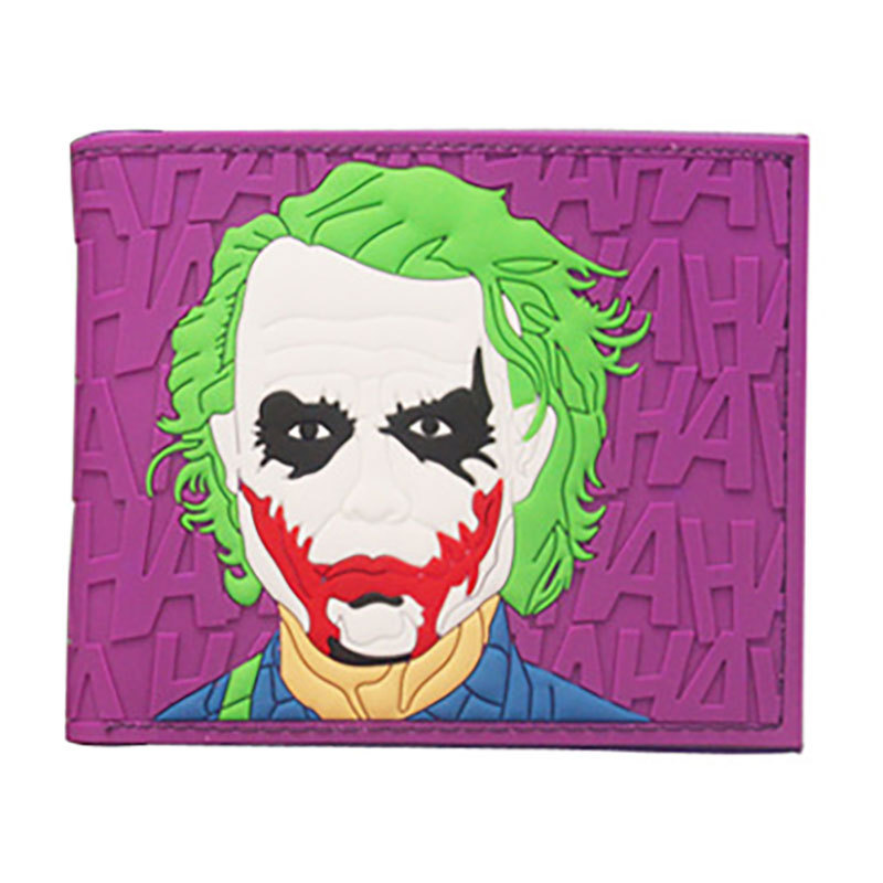 Black Jack Knight billetera corta de dos veces Héroe de dibujos animados estudiante monedero