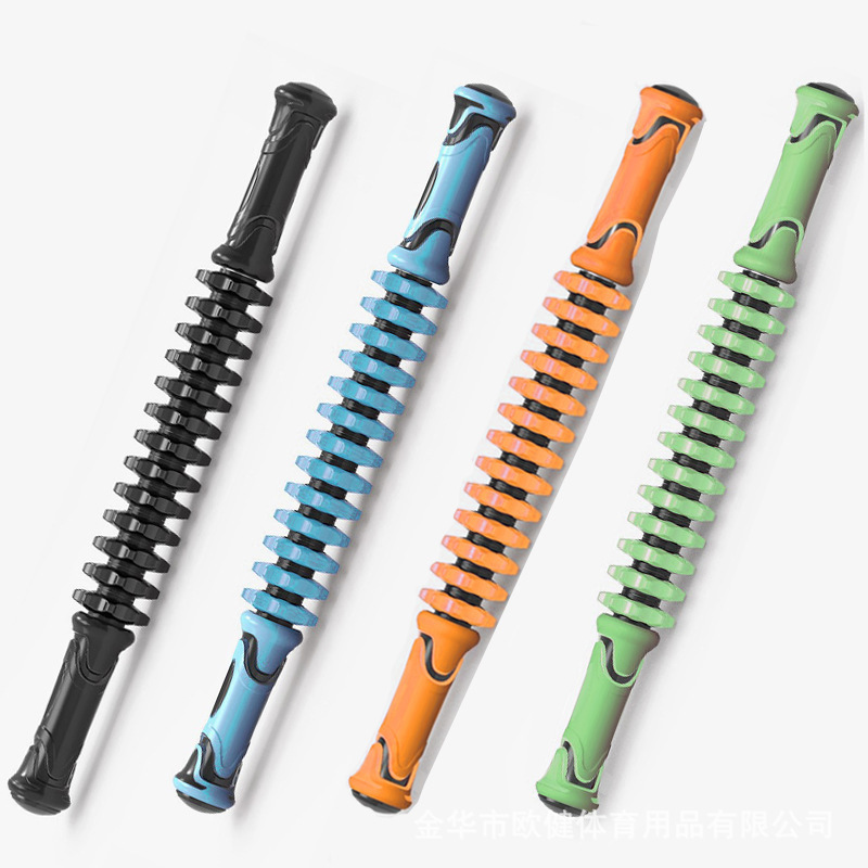 Yoga masaje muscular stick Gear acupuntura Punto de relajación femenina fascia profunda Stick Roller roller deportes yoga Meridian stick