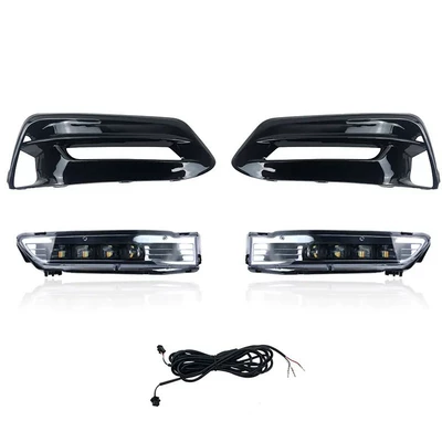 Suitable for Honda 10th generation Gündüz işıqları - white-light-turning-streamer-night-ice-bluewith-black-frame