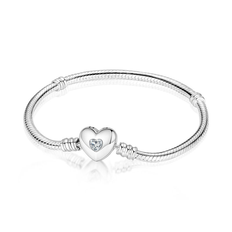 Charming and Fashionable Simple Love Heart Bracelet DIY Jewelry Accessories Original Design Fashionable Versatile Jewelry Wholesale for Women