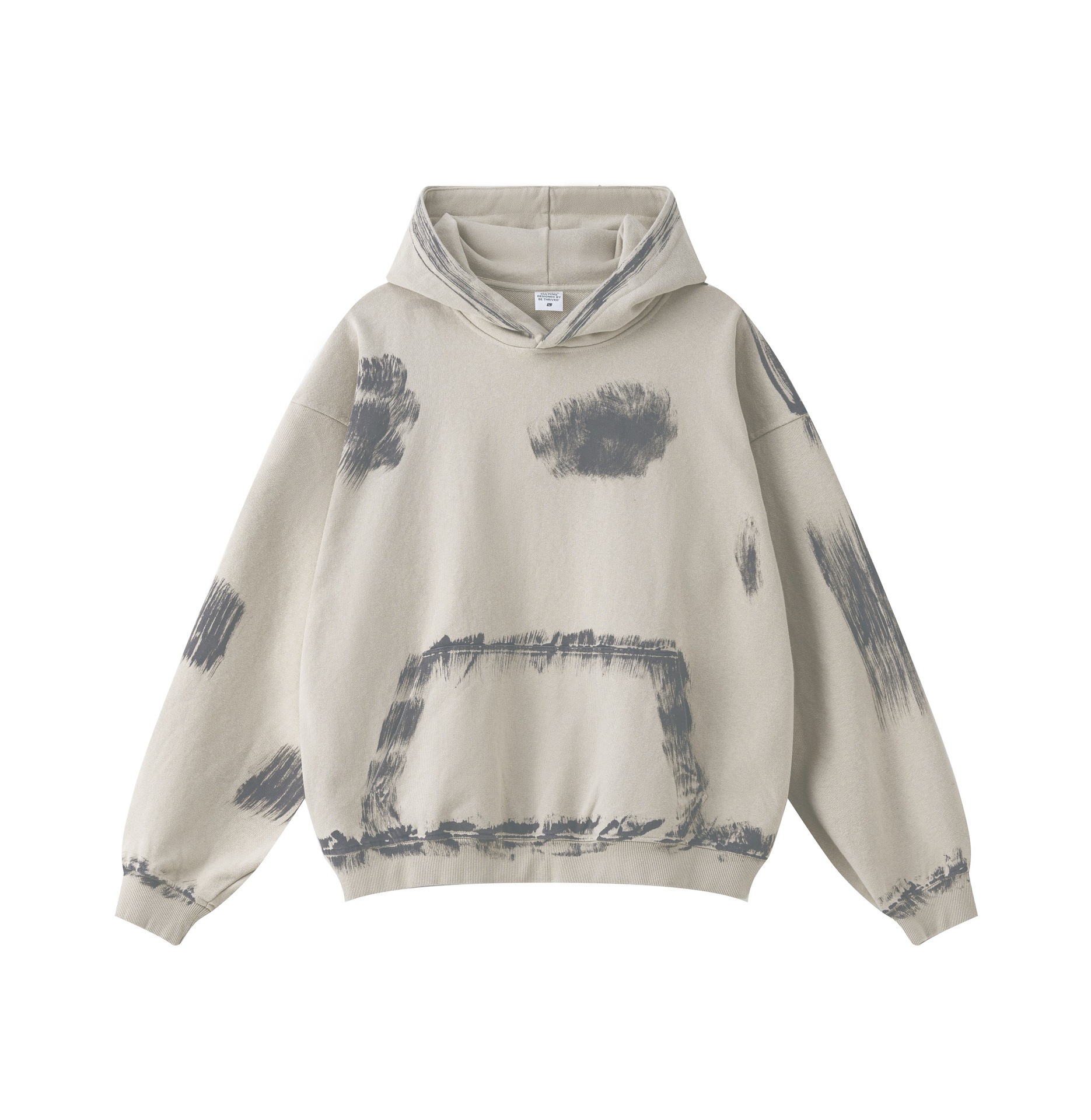 Sweat à capuche homme style urbain délavé coupe ample_voghion.com