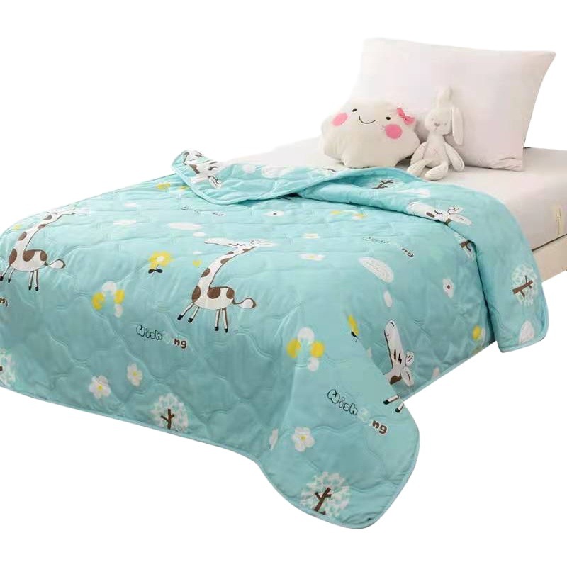 Cool and Breathable Event Sales Summer Quilt with Gift Box Air Conditioning Quilt Opening Promotion Gift Washed Cotton Summer Cool Quilt