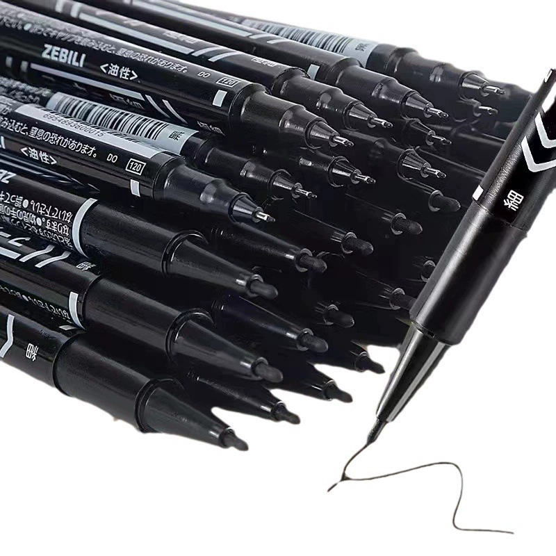 Black liner, art rollerball pen, marker