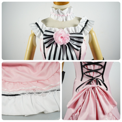 Costume for Man in Black, Charles Charming from Black Butler, cosplay dress, anime performance costume