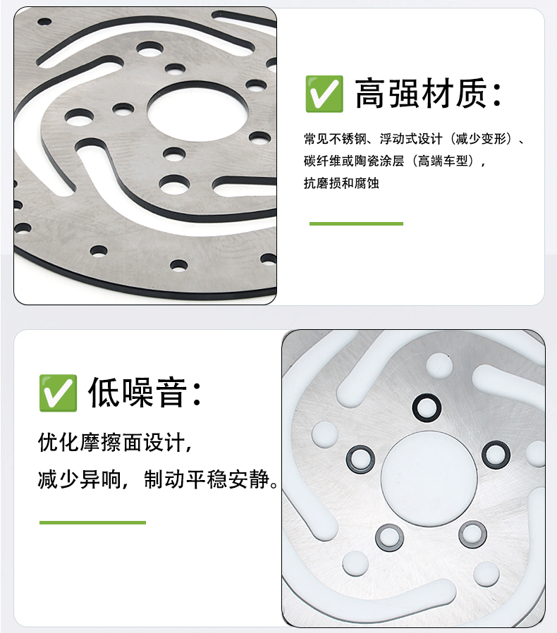 Harley Fat Boy Dyna Xl883 Xl1200 Glide Road King Rust-Resistant and Durable Disc Brake Disc Motorcycle Brake Disc