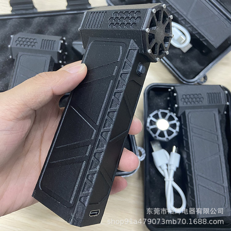 Nuevo Turbo Booster ventilador violento 110000 a DIY violenta pequeña pistola de aire 3D impresión eliminación polvo camping