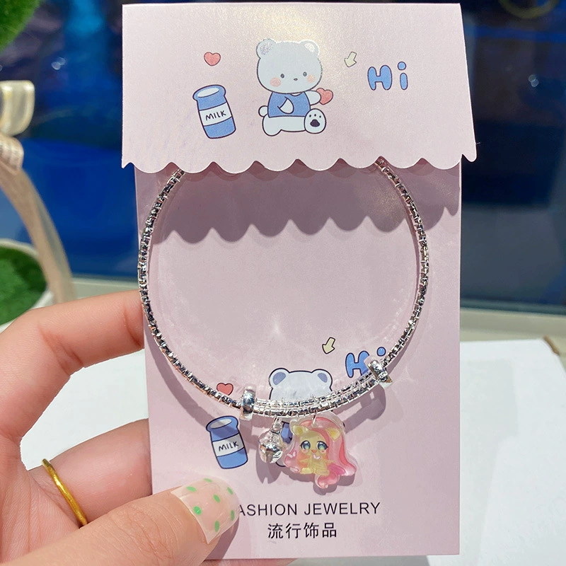 Cartoon children's bracelet, pack, hair mesh, accessory, wholesale