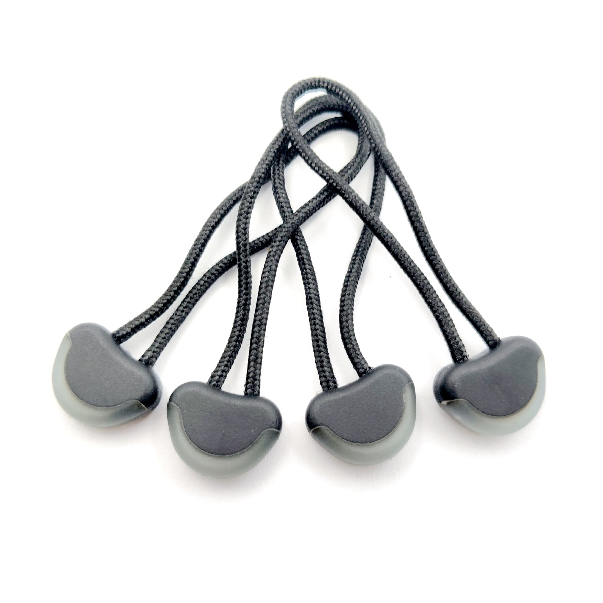 TPU环保夜光拉尾绳荧光注塑爱心拉袢滴胶塑拉头绳拉片套色挂绳