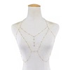 Sexy beach chain, necklace for leisure, accessory, European style, simple and elegant design