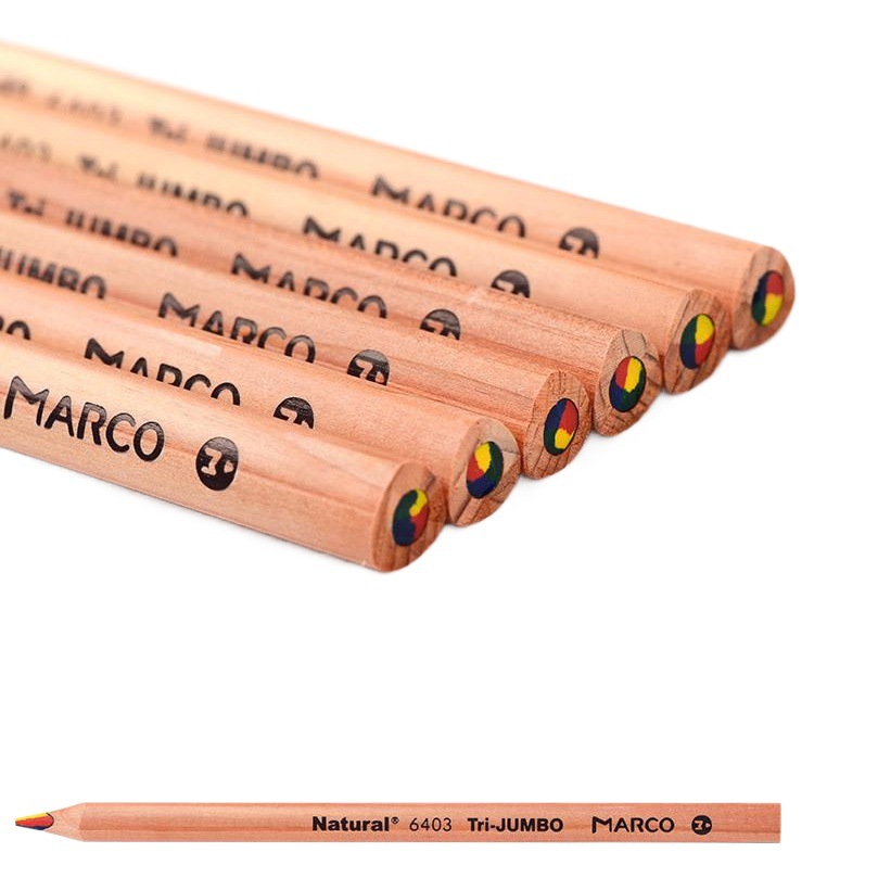 Marco 6403 color núcleo lápiz registro Arco Iris DIY diario haciendo niños graffiti lápiz