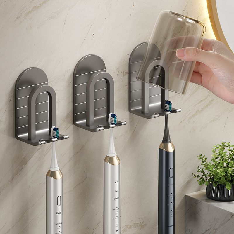 歯ブラシ収納ラック、バスルームシンク、パンチフリーデンタルカップラック、歯磨き用マウスウォッシュカップ、壁掛け収納ラック|undefined