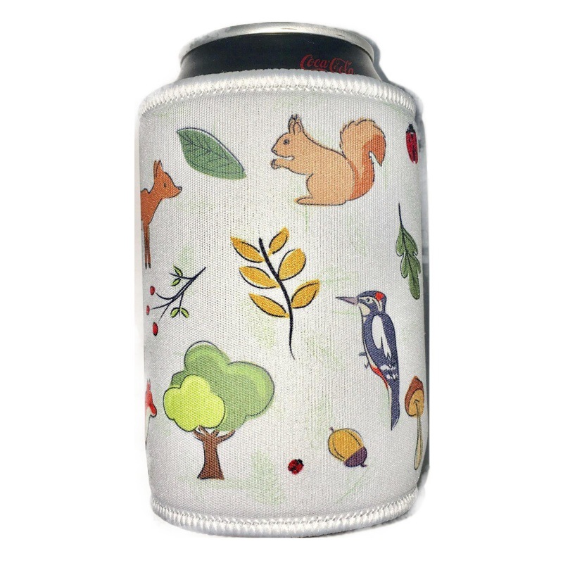 Manufacturer Supplies Diving Fabric Cup Cover, Insulated Coke Cup Cover, One-Piece Can Cover, Diving Material Cup Cover, Customized