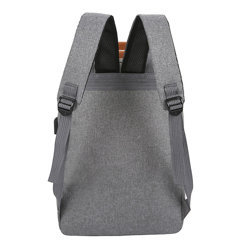 New three-piece backpack set Korean style travel bag computer backpack USB middle school student school bag manufacturer