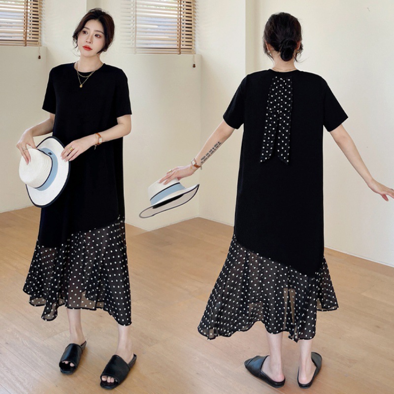  夏  L-3XL 大きいサイズ ワンピース