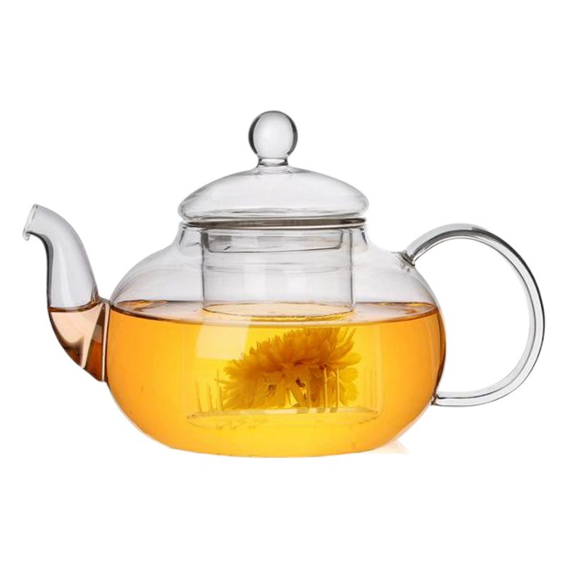 Утолщенный термостойкий стеклянный чайник кунг-фу чайный набор цветочный чайник прозрачный фильтр внутренний стеклянный чайный сервиз подарочная коробка