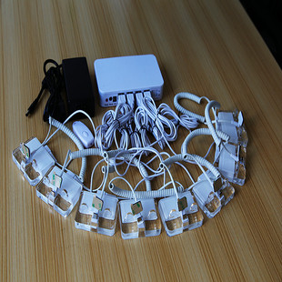Mobile phone anti-theft alarm suitable for Huawei 3.5 Display Bracket chain ipad Apple tablet charging multi-channel