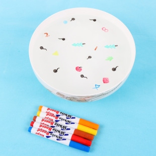 Manufacturer Customized Water-Based Erasable Whiteboard Pen Kidsren's Floating Ink Pen 12-Colorful Painting Pen Safe