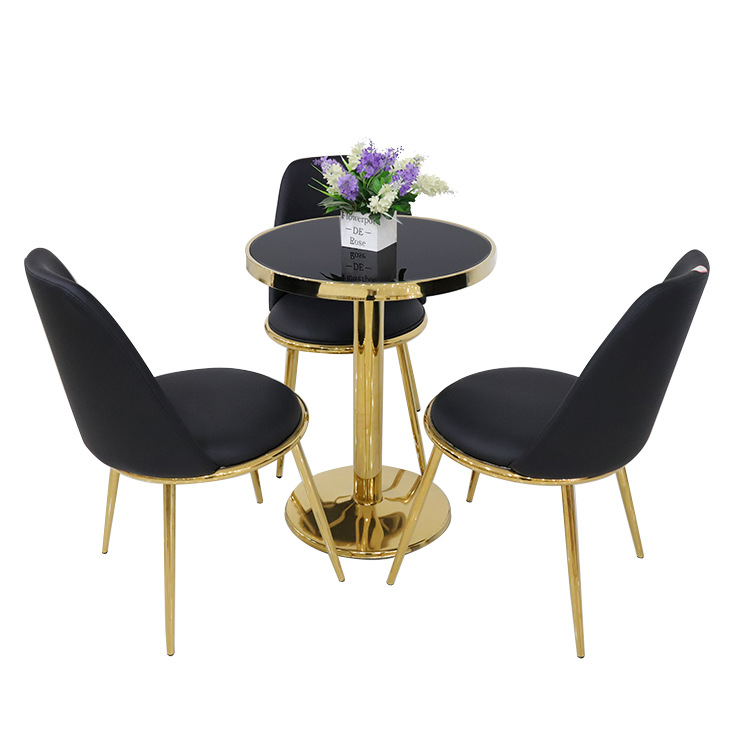 Sillas de comedor de lujo exportadas sillas de comedor italianas sillones de lujo ligero de alto nivel sensación de mesa de comedor respaldada