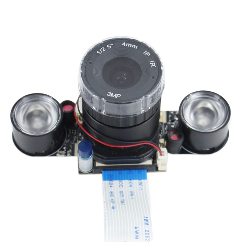 IR-CUT conmutación automática luz infrarroja Raspberry PI 4mm visión nocturna Gran lente de la cámara