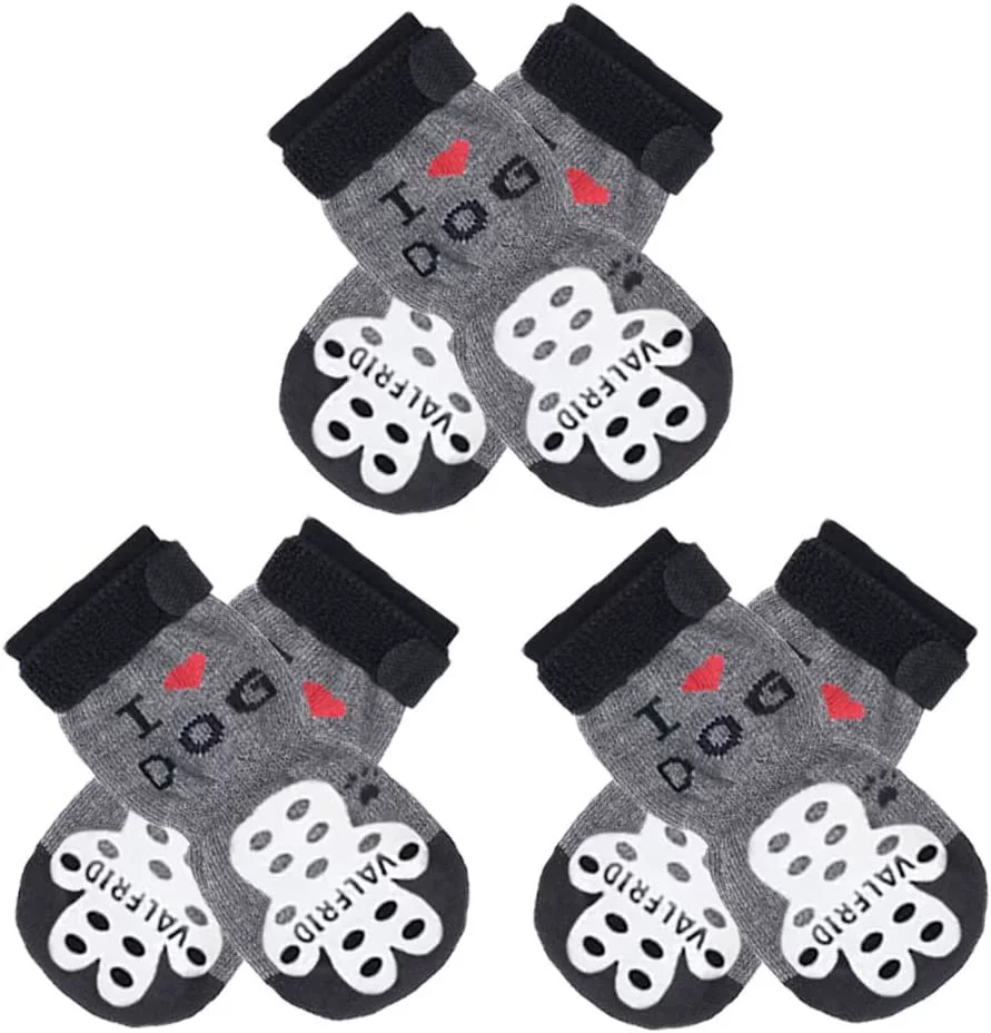 Носки для собак Водонепроницаемые плюшевые Маленькая Обувь для собак среднего размера Носки для кошек с защитой от улова ног и грязи для домашних животных