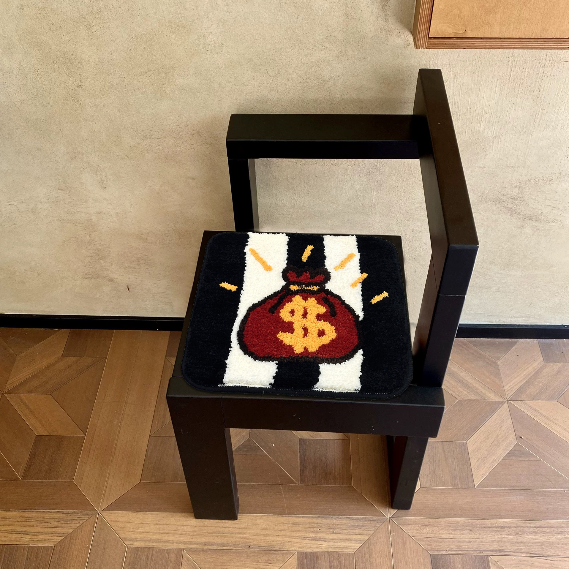 ins ventilación cojín de punto de oficina aislamiento caliente y grueso anti-sucio cojín de asiento de estudiantes de dibujos animados cojín antideslizante