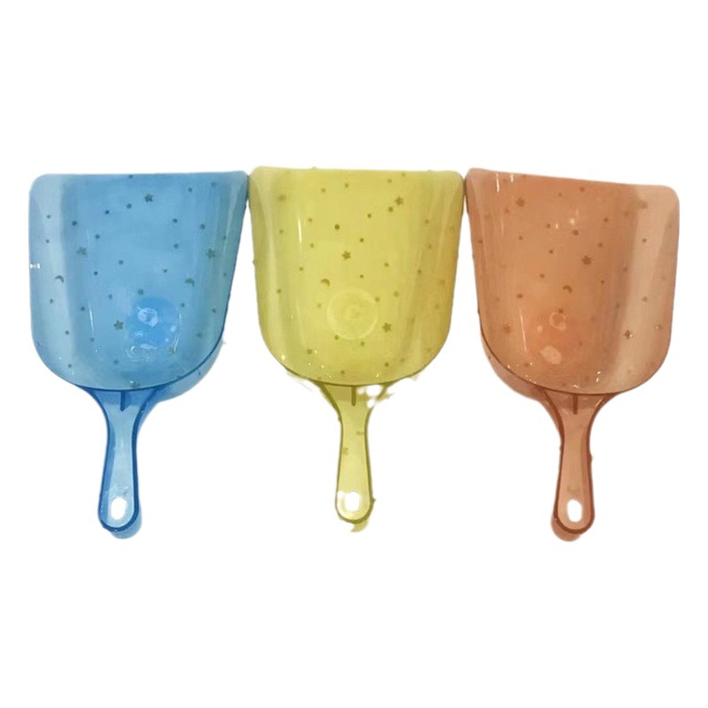 Pala multiusos grande de plástico transparente para el hogar, para supermercado, cocina, arroz, harina y frutos secos, venta al por mayor.