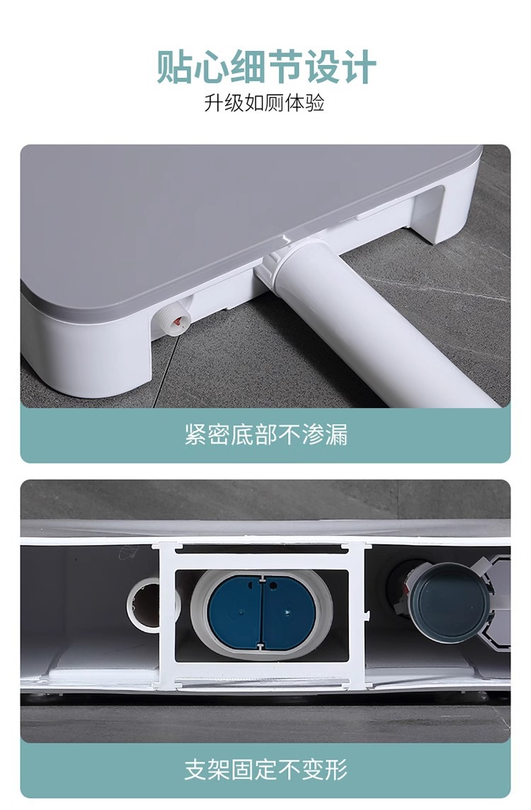 Large-sized squat toilet, squat pit-type flushing tank, complete squat toilet, anti-odor bathroom, household toilet bowl, toilet bowl undefined