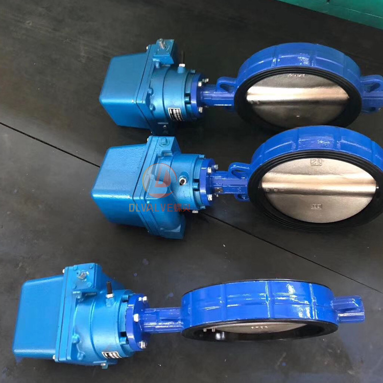 小口径电动蝶阀 DN125软密封对夹蝶阀 D971X-16Q型电动蝶阀