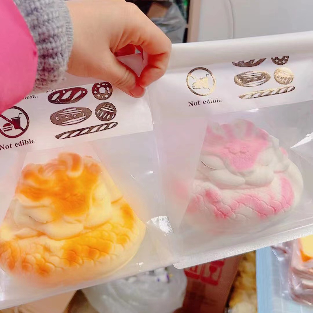 무작위 1 색 약 10cm 큰 용 아기 느린 리바운드