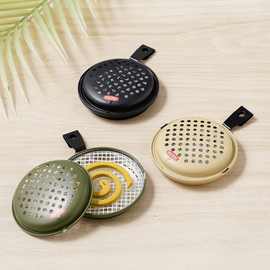 日式便携户外蚊香盘可挂式创意防火香炉接灰盘露营钓鱼驱蚊神器