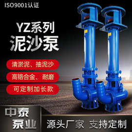 泥浆泵YZ渣浆泵抽沙泵立式液下泥沙泵单双管清淤污水泵潜水泵