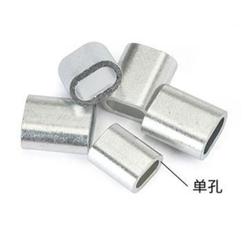 DIN3093 Немецко-стандартная эллиптическая алюминиевая втулка с одним отверстием алюминиевая насадка для прессования стальной проволоки типа TLA