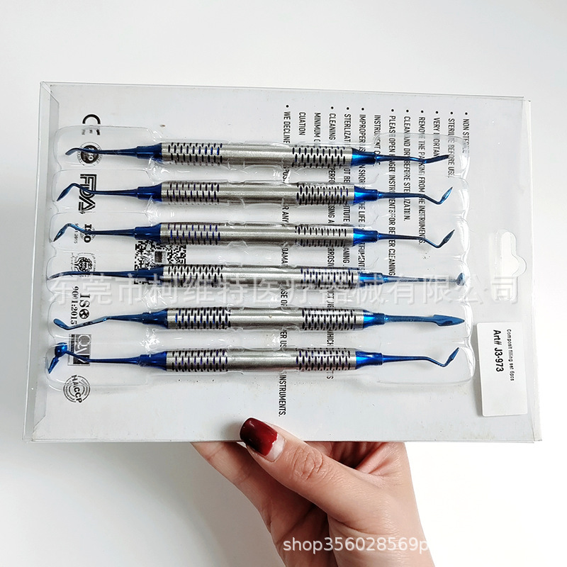 Kit de relleno de resina dental herramienta de relleno de implante de restauración estética dental instrumento oral