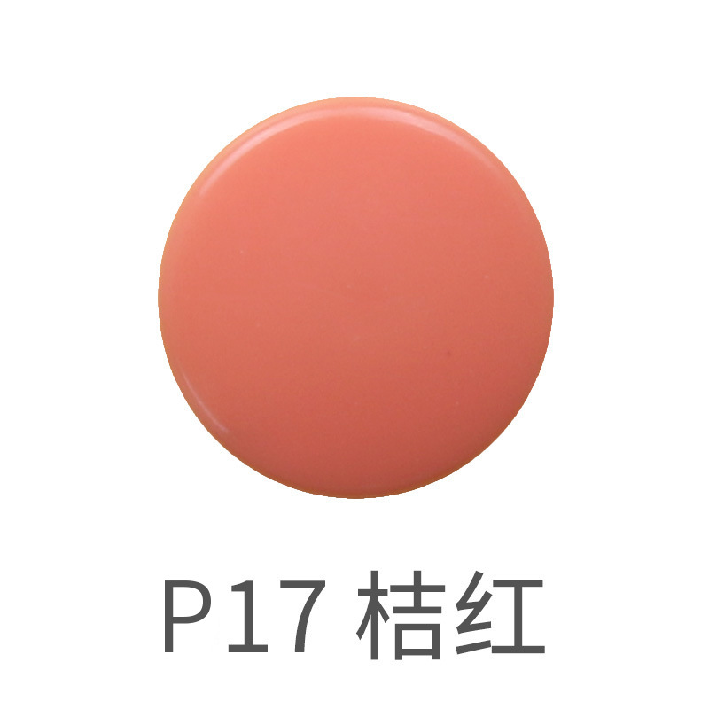 60 colores en stock T5 botón a presión de plástico pequeño lote de resina botón a presión ropa de bebé protección del medio ambiente POM botón a presión de plástico