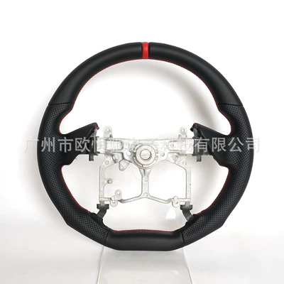 leather red positioning line car – Steering wheel