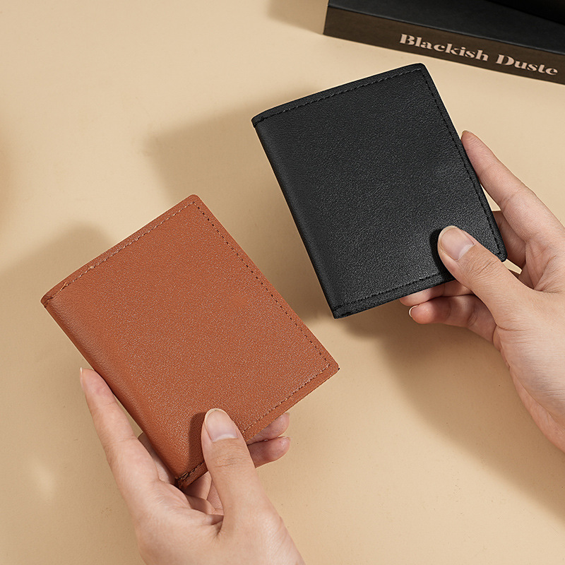 Popular Card Holder for Men and Women, Thin Mini Wallet, Multi-Functional Driver's License Holder, Multi-Card Slot Card Holder, Anti-Degaussing Card Holder
